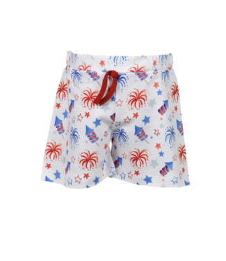 the proper peony Patriotic Boys Short