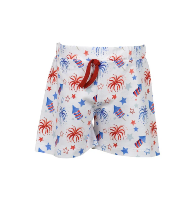 the proper peony Patriotic Boys Short