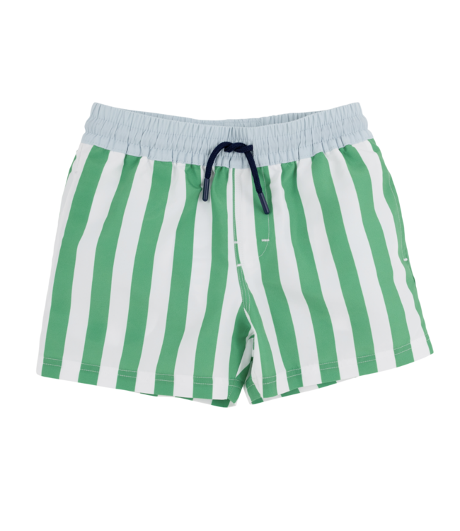 Beaufort Bonnet Green/Blue Turtle Bay Swim Trunks