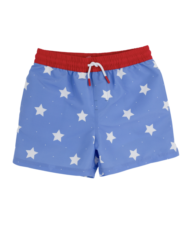 Beaufort Bonnet North Sea Stars/Richmond Red Tortola Swim Trunks