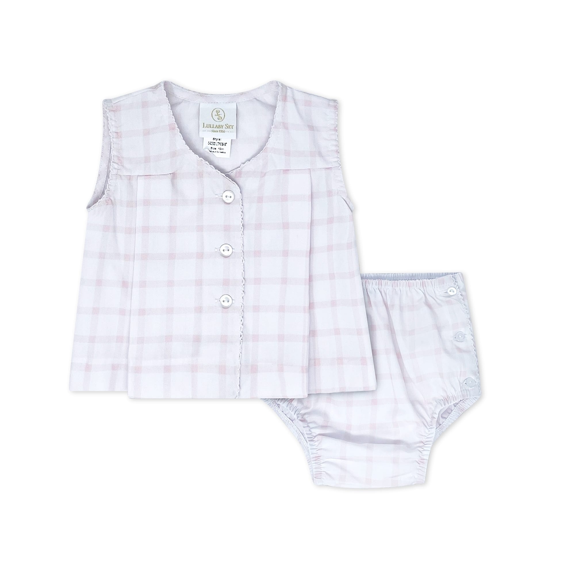 Pink Chicken Baby Girls Jaipur Rosewick Poppy Diaper Set