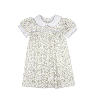 Lullaby Set Fairhope Floral/Bluffton Blue Special Moments Dress