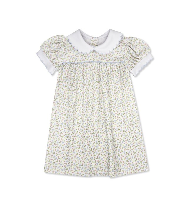 Lullaby Set Fairhope Floral/Bluffton Blue Special Moments Dress