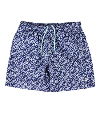 Southern Point Co. Weathered Reef Navy Patterned Trunk