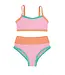 Feather 4 Arrow Prism Pink Retro Ringer Bikini