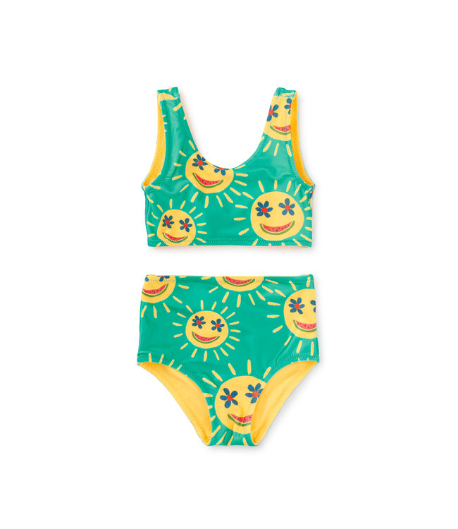 Tea Collection Smiley Sun Reversible Swimsuit
