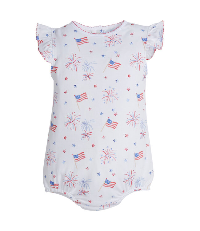 Little English Flags Angel Sleeve Bubble