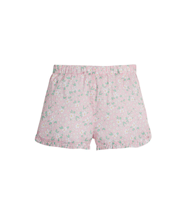 Little English Pink Wimbledon Floral Tulip Short