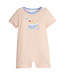 Little English Tugboat Applique Romper