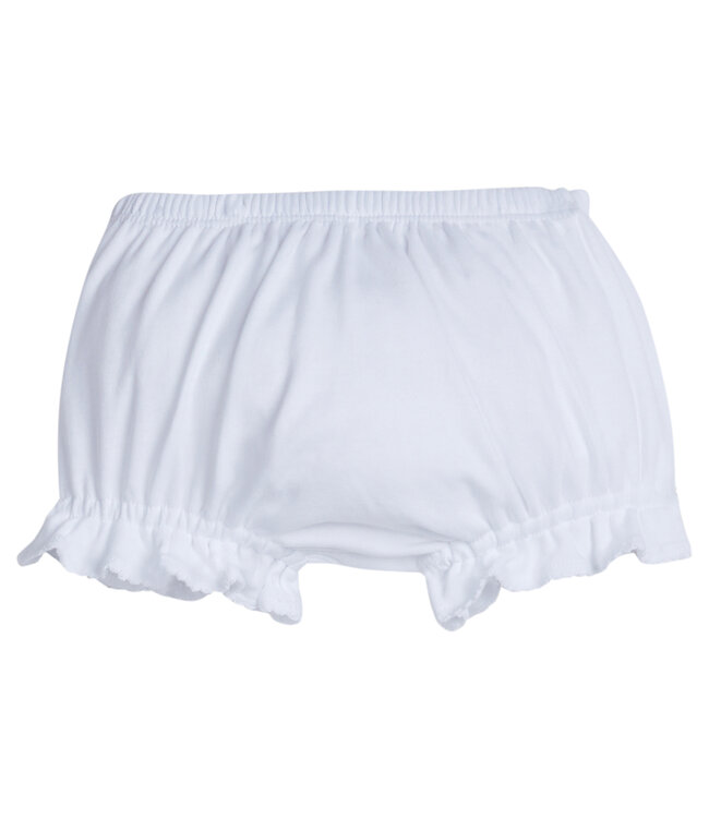 Little English White w/White Knit Diaper Cover