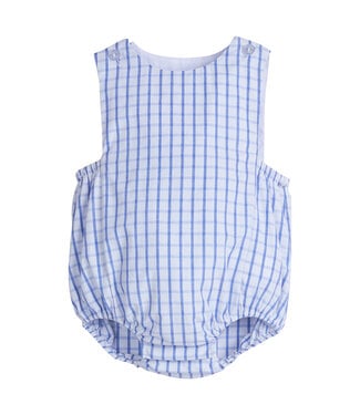 Little English Royal Windowpane Louis Sunsuit