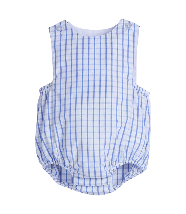 Little English Royal Windowpane Louis Sunsuit