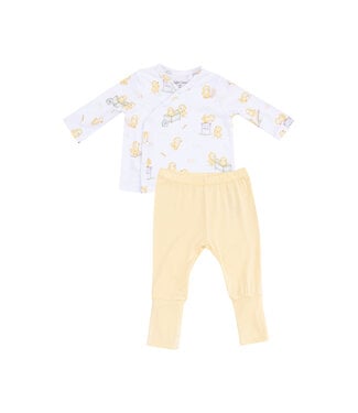 Angel Dear Baby Chicks TMH Set w/Roll Over Cuff Pant NB