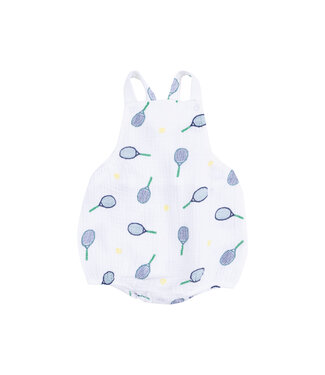Angel Dear White Tennis Pocket Sunsuit