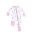 Angel Dear Pink Sailboats 2 Way Zip Romper