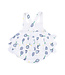 Angel Dear White Tennis Ruffle Sunsuit