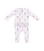 Angel Dear Bow Ballerinas 2 Way Ruffle Zip Footie