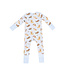 Angel Dear Blue Best Friends Dogs 2 Way Zip Romper
