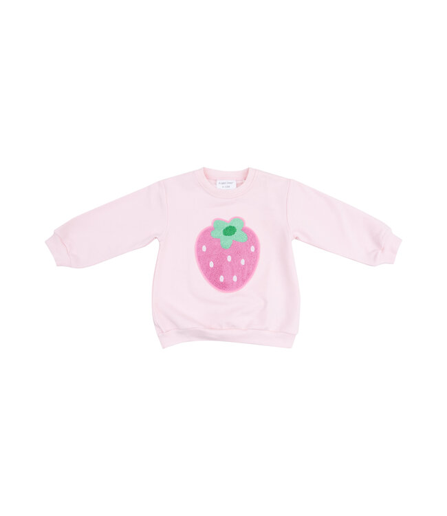 Angel Dear Strawberry Puffy Oversized Sweatshirt