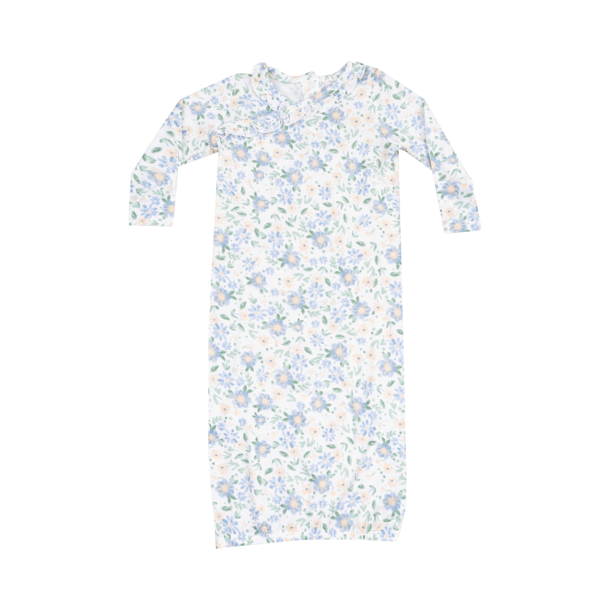 Angel Dear Kimono Gown II Dainty Buds and Bows Stripe main image 0