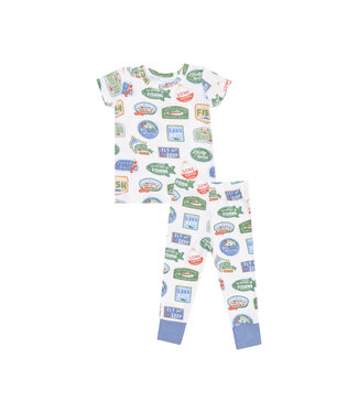 Angel Dear Bait Shop Signage L/S Loungewear Set