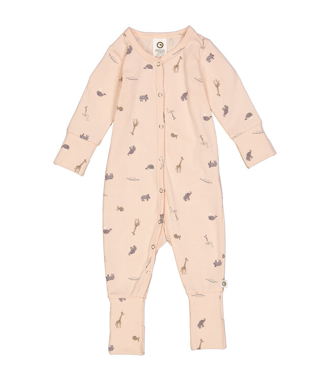 Green Cotton Peony Mini Me Bodysuit