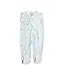 the proper peony Forget Me Not Zip Footie
