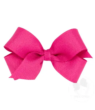 Wee Ones Mini Bow Shocking Pink
