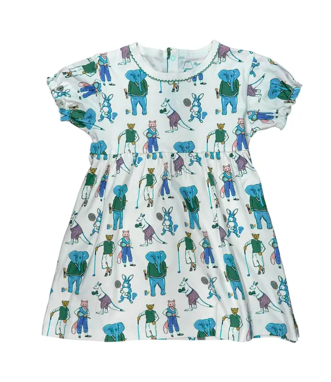 Heyward House Athletic Animal Club S/S Playtime Dress