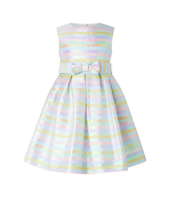 Rachel Riley Pastel Stripe Party Dress