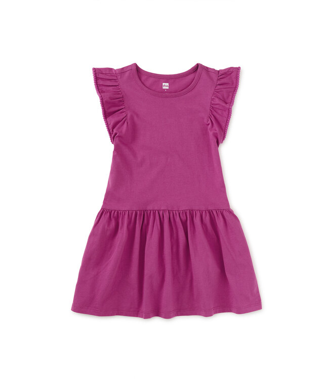 Tea Collection Mulberry Pom-Pom Flutter Dress