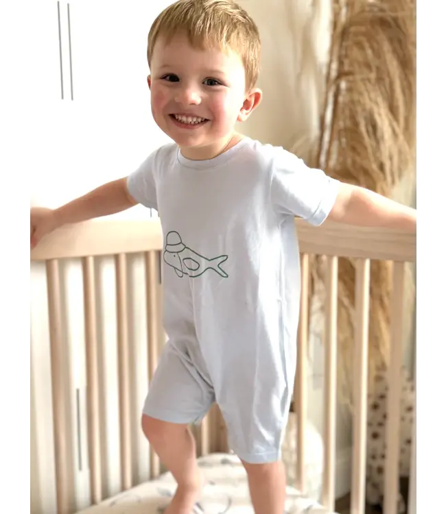 gunamuna Cotton Shortie Bucket Hat Romper