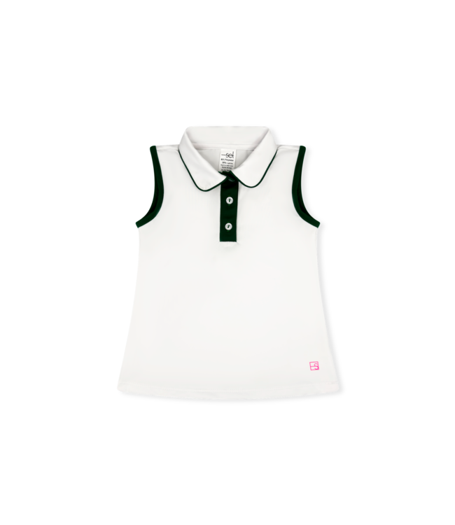 Set Athleisure Gabby Tank Pure Coconut Augusta Green