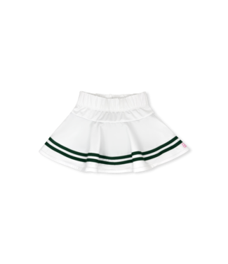 Set Athleisure Callie Coconut White w/Augusta Green Skort