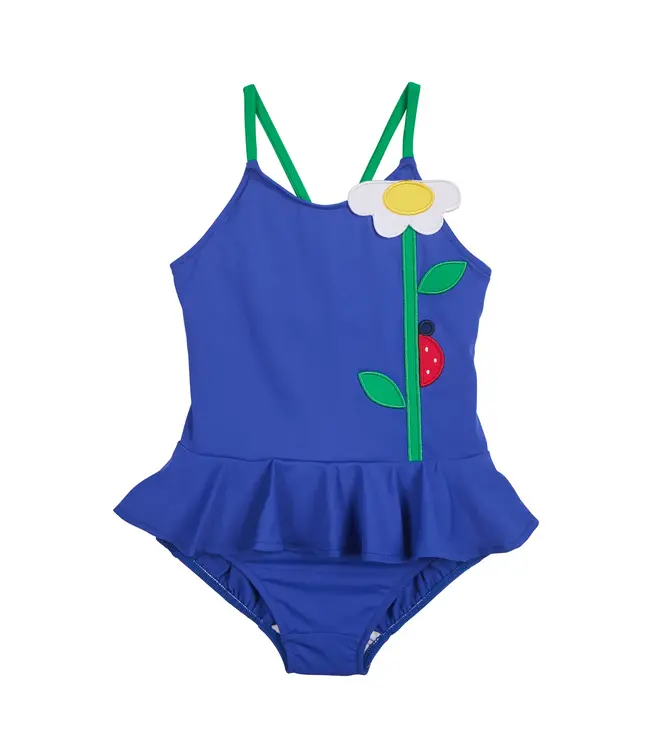Florence Eiseman Skirted Swimsuit w/Flower