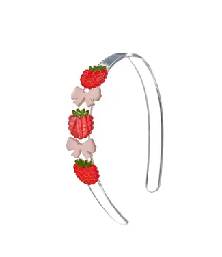 lilies&roses Berries and Bows Red/Pink Headband