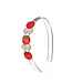 lilies&roses Berries and Bows Red/Pink Headband