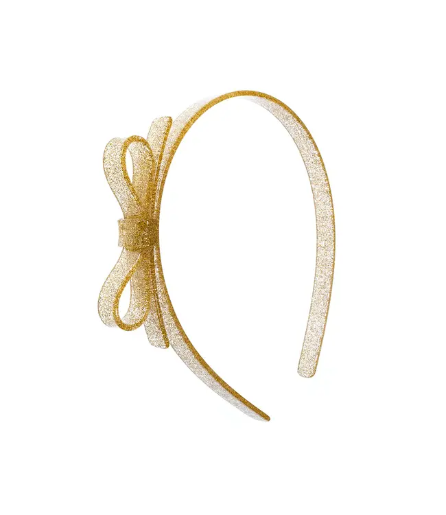 lilies&roses Thin Bow Gold Headband