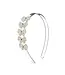 lilies&roses Satin White Bows Headband