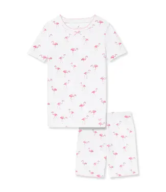 Petite Plume Flamingo Snug Fit Shorts PJs