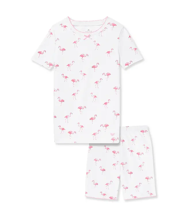 Petite Plume Flamingo Snug Fit Shorts PJs