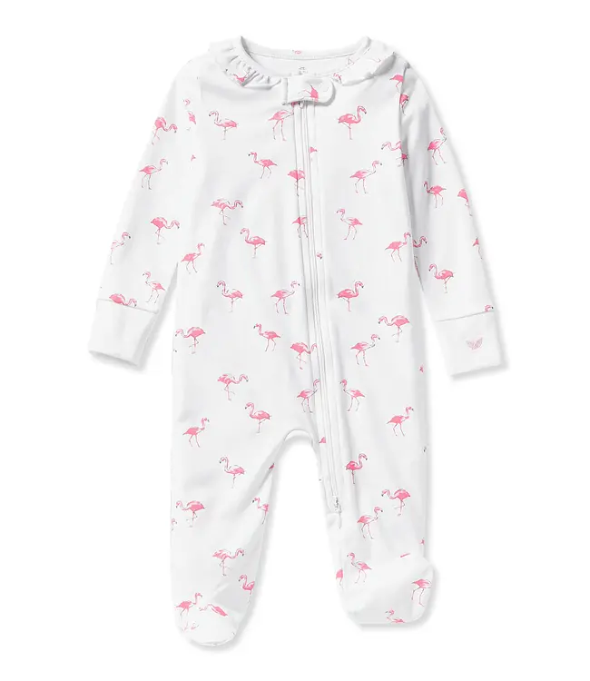 Petite Plume Flamingo Pima Romper