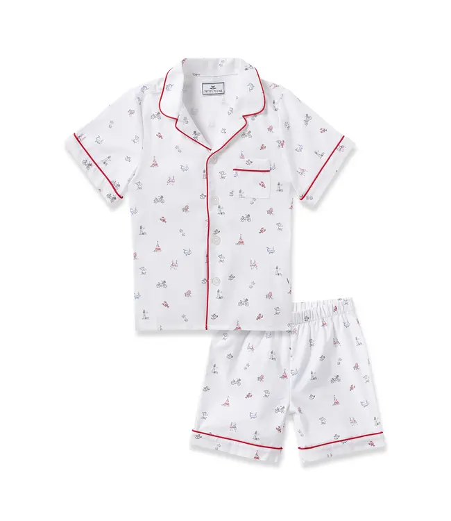 Petite Plume Coastal Charms Twill Short Set PJ