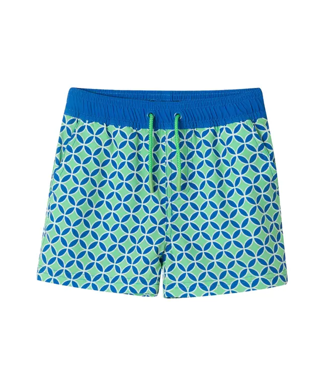 Andy & Evan Green/Blue Swim Trunk