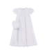 Feltman Brothers White Christening Set w/Hat 6-9m