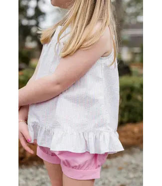 James and Lottie Seersucker Stripe Maggie Bloomer Set