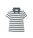 Andy & Evan Navy Stripe Textured Polo