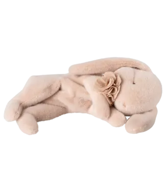 Maileg Sleeping Bunny Plush, Small-Powder