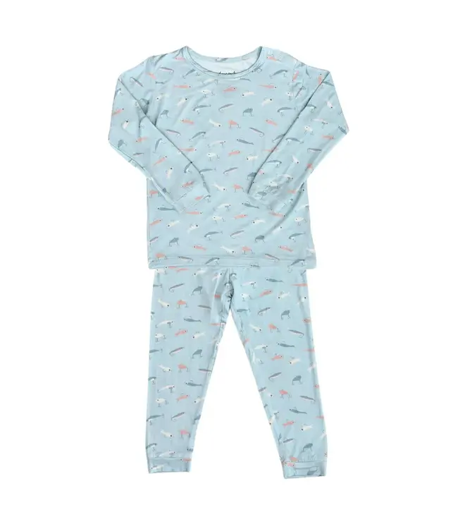 dear perli Gone Fishin PJ Set