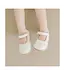 L'amour Shoes Caitlin White Scalloped Mary Jane